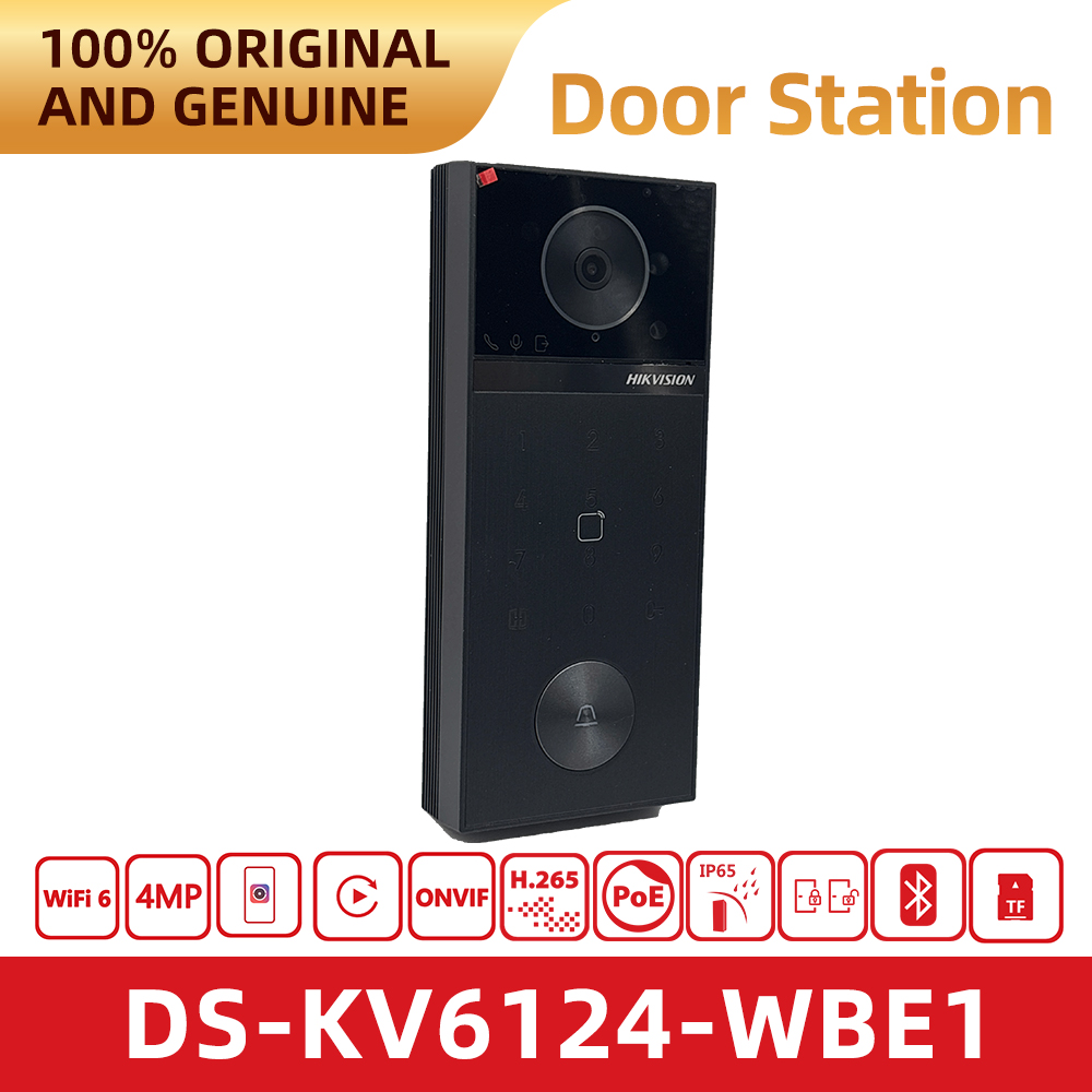 Smart Home Hikvision - Hikvision DS-KV6124-WBE1 IP 빌라 인터콤 4MP