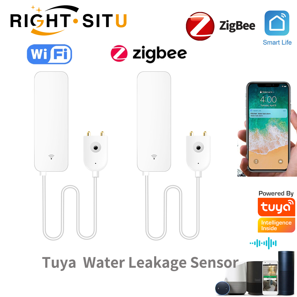 Wifi Water Leak Detector - Tuya WiFi 누수 센서, 누수 감지기,