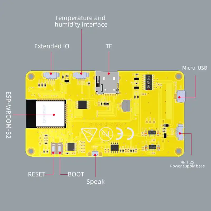 Smart Home Room - ESP32-3248S035 3.5인치 스마트 LCD 디스플레이 모듈