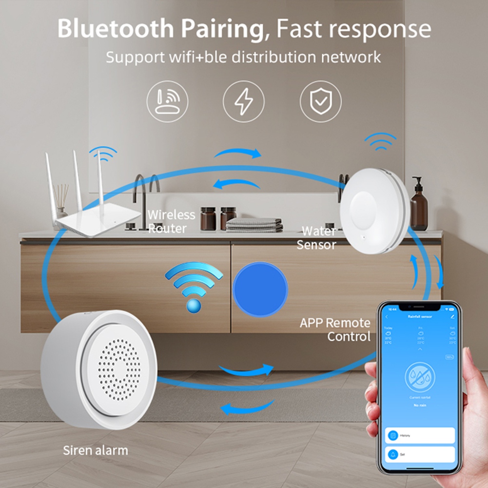 Smart Home Kit - PHILE-홈 오토메이션 Wifi 누수 감지 센서