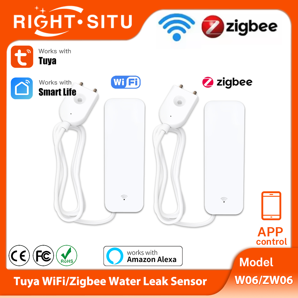 Wifi Water Leak Detector - Tuya WiFi Zigbee 물 센서 스마트
