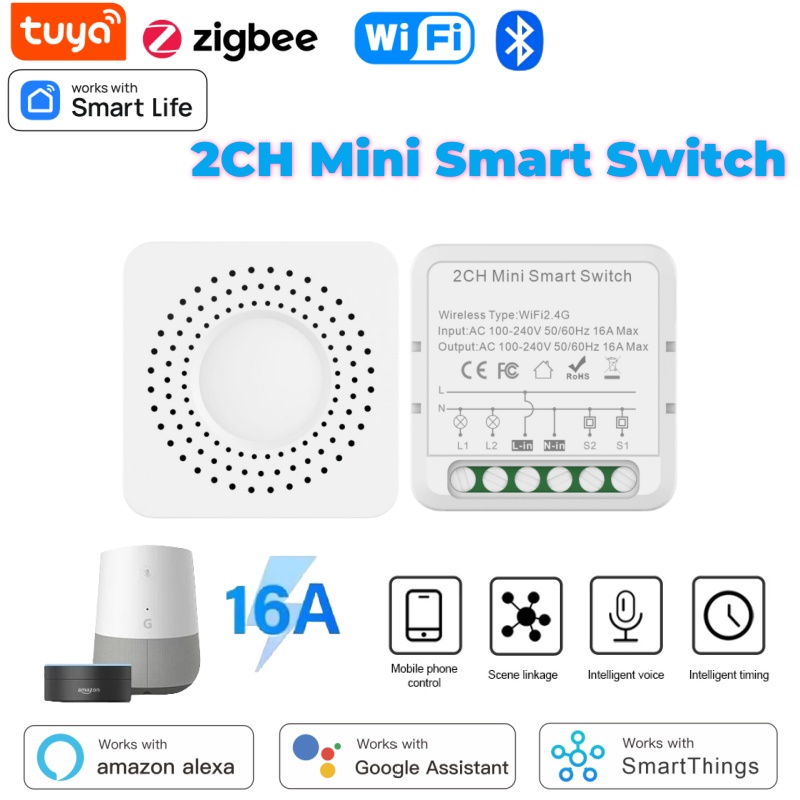 Tuya Smart Switch - 투야 미니 스마트 스위치 WiFi 1-2-3-4갱