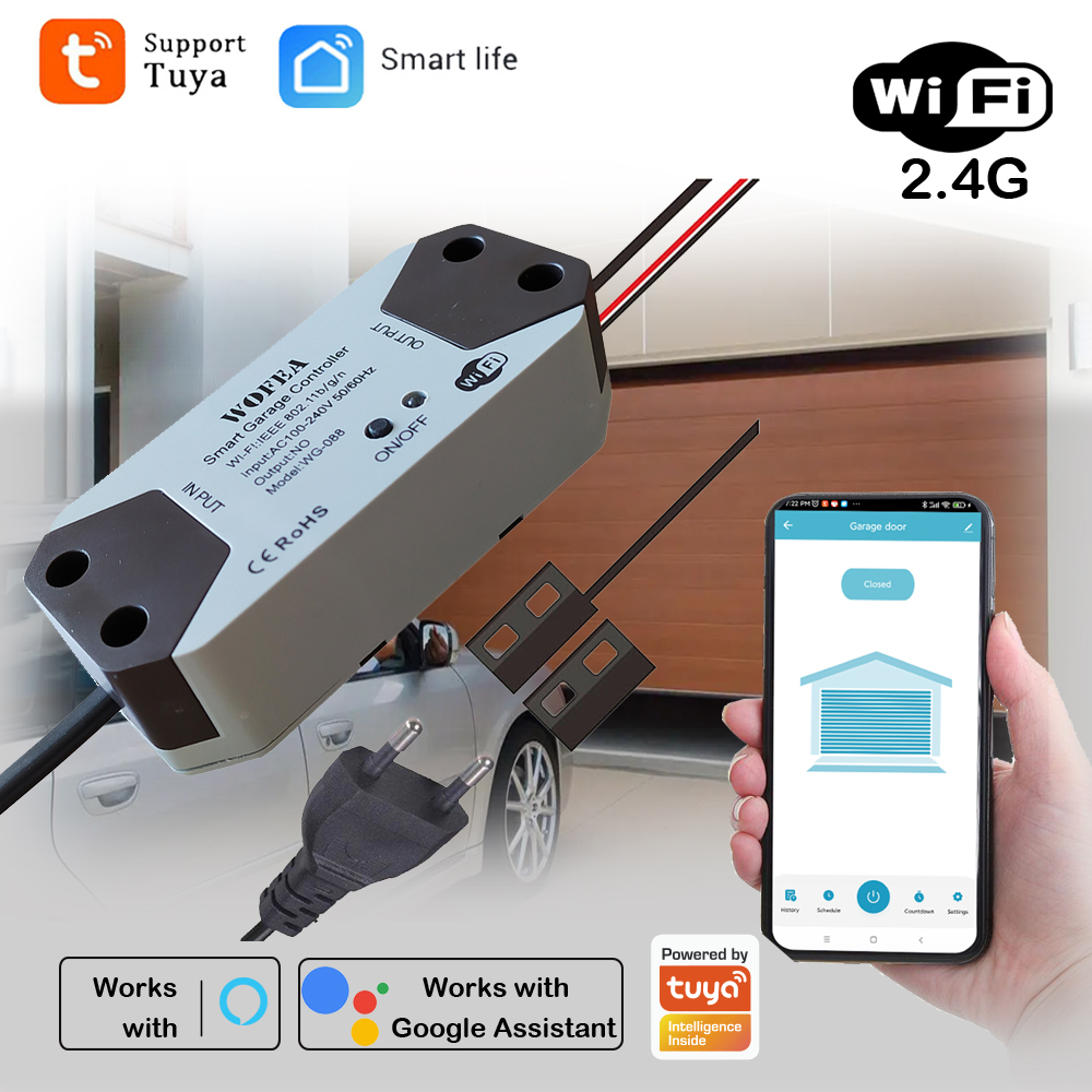 Smart Home Website - 스마트 차고 문 오프너 컨트롤러, EU