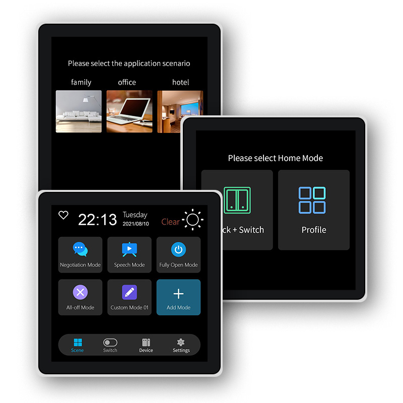Smart Home Room - FUERS 4 인치 터치 스크린 다기능