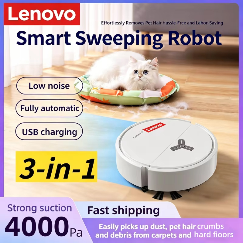 Vacuum Cleaner Smart Home - 레노버 3-in-1 스마트 스위핑 로봇 진공청소기