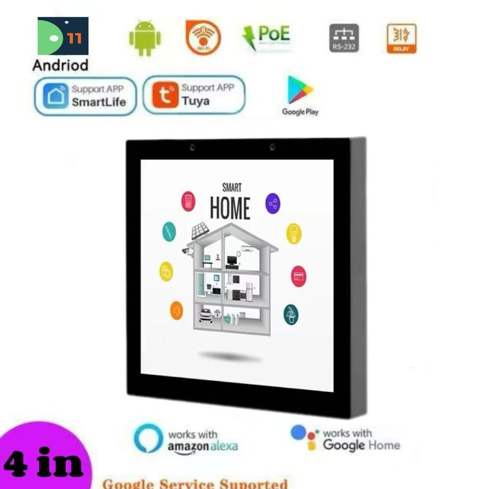 Smart Home Os - 2025 새로운 4 인치 POE 태블릿