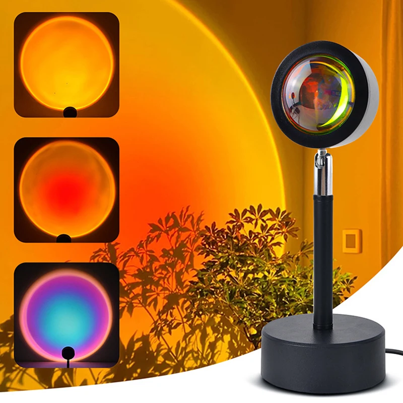 스마트 LED 선셋 램프, 다채로운 변화, 블루투스 앱 - Smart Home Sistem 리뷰 및 가격