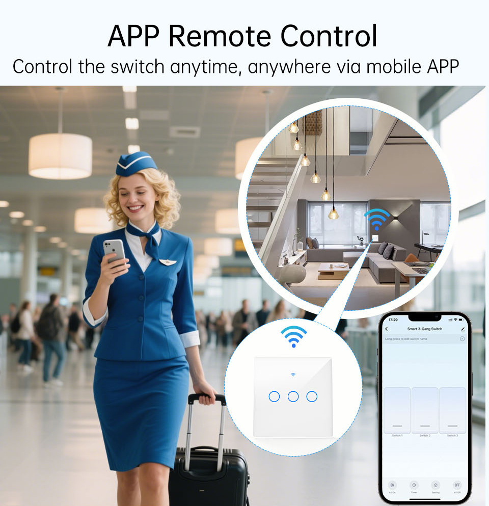 WiFi RF 433mhz 터치 벽 조명 스마트 스위치 - Tuya Smart Switch 리뷰 및 가격