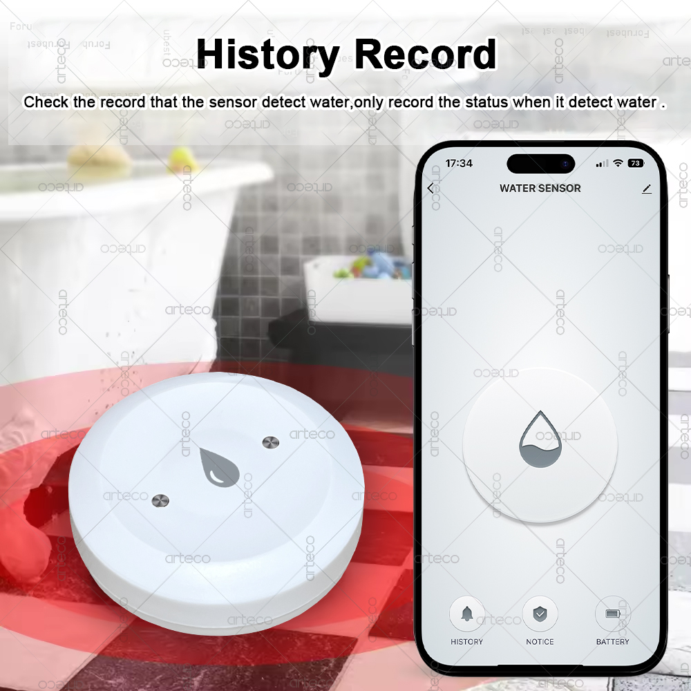 Tuya 스마트 지그비 워터 센서 홍수 누수 감지기 앱 - Smart Home Website 리뷰 및 가격