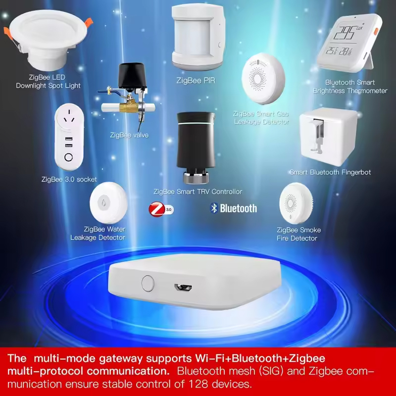 MOES Tuya ZigBee3.0 스마트 허브, 무선 - Smart Home Website 리뷰 및 가격