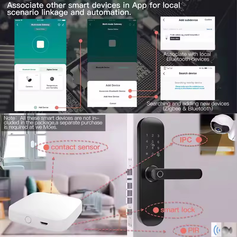 MOES Tuya ZigBee3.0 스마트 허브, 무선 - Smart Home Website 리뷰 및 가격