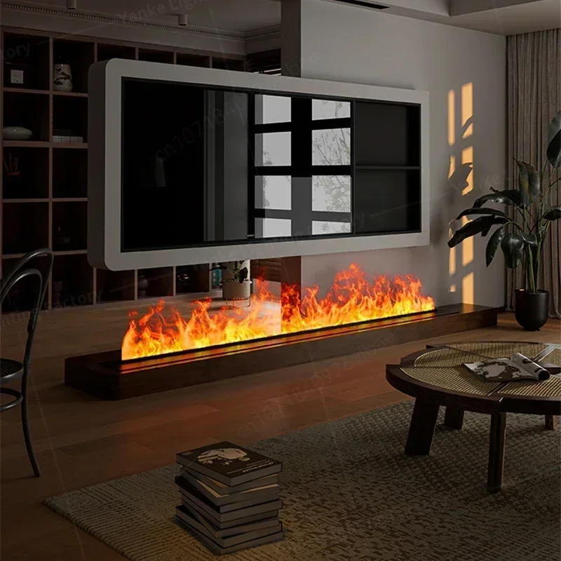 스마트 3D 분무식 벽난로 LED 스팀 불꽃 리모컨 앱 - Smart Home Simulation 리뷰 및 가격