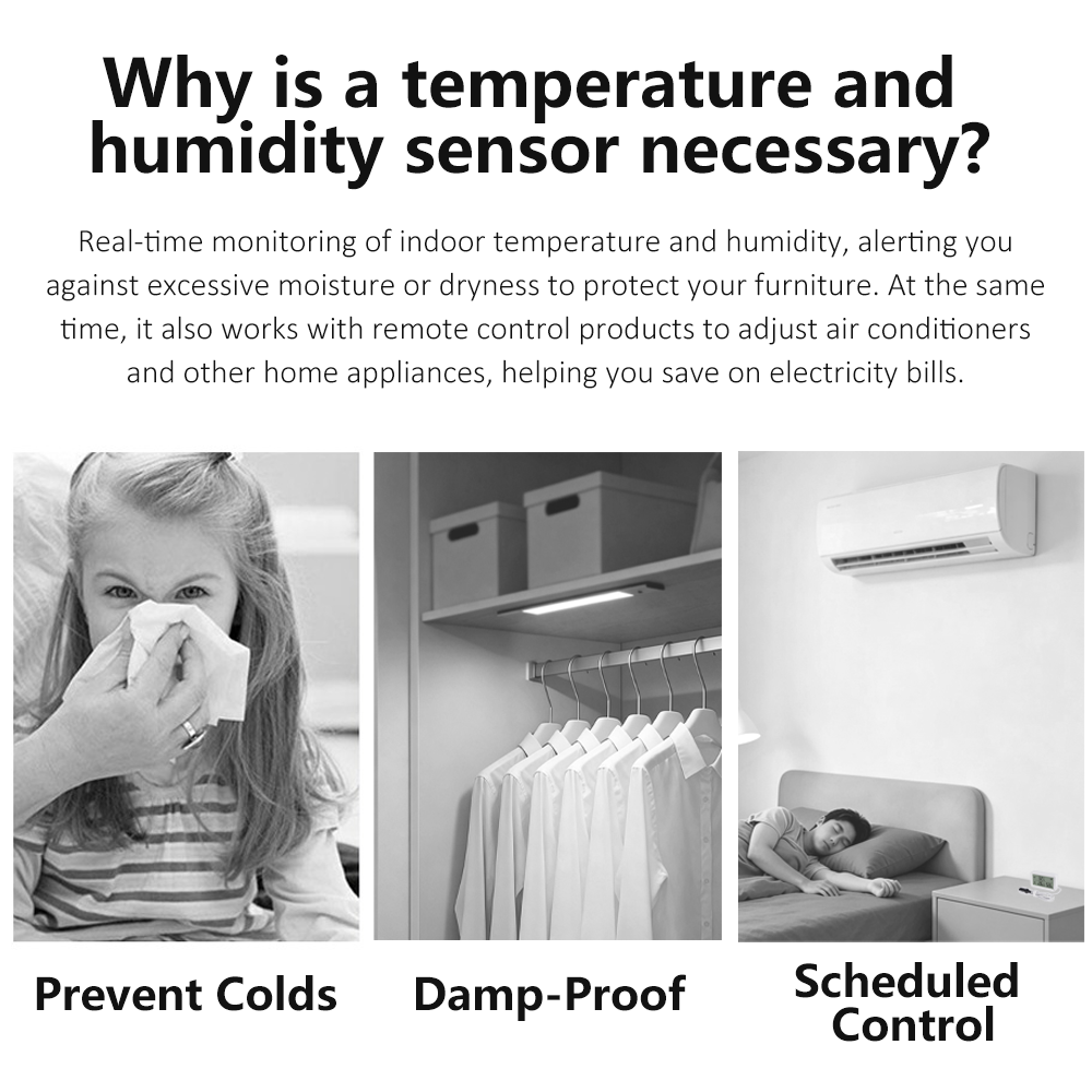Zigbee 온도 습도 센서 스마트 홈 온도계 습도계  - Smart Home Samsung 리뷰 및 가격