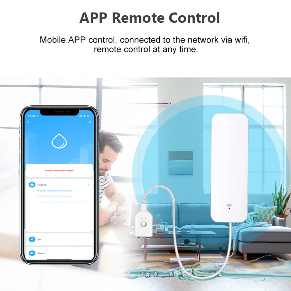 Tuya WiFi Zigbee 물 센서 스마트 누수 감 - Wifi Water Leak Detector 리뷰 및 가격