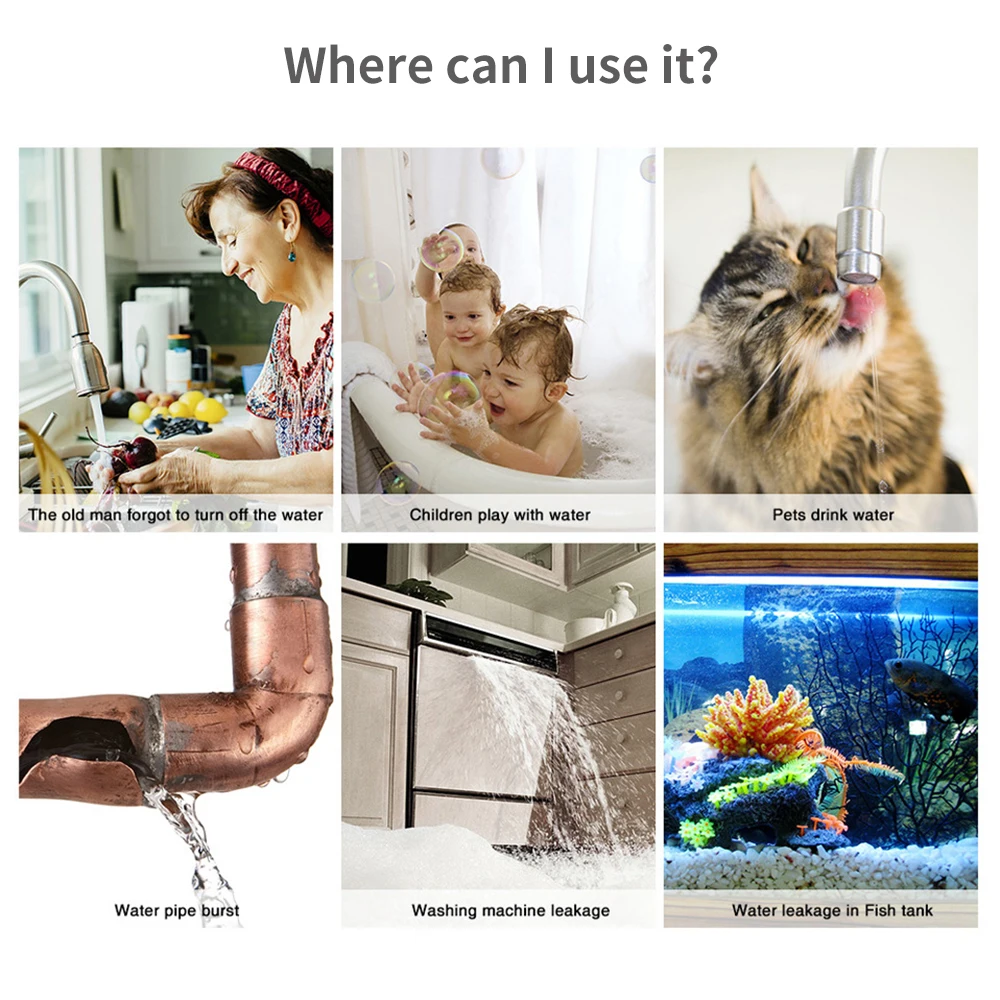 Tuya WiFi Zigbee 물 센서 스마트 누수 감 - Wifi Water Leak Detector 리뷰 및 가격