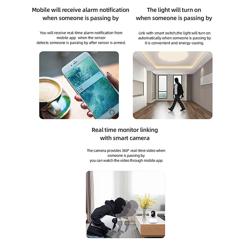 스마트 PIR 모션 센서 WiFi 지그비 인체 감지 센 - Smart Home Sistem 리뷰 및 가격