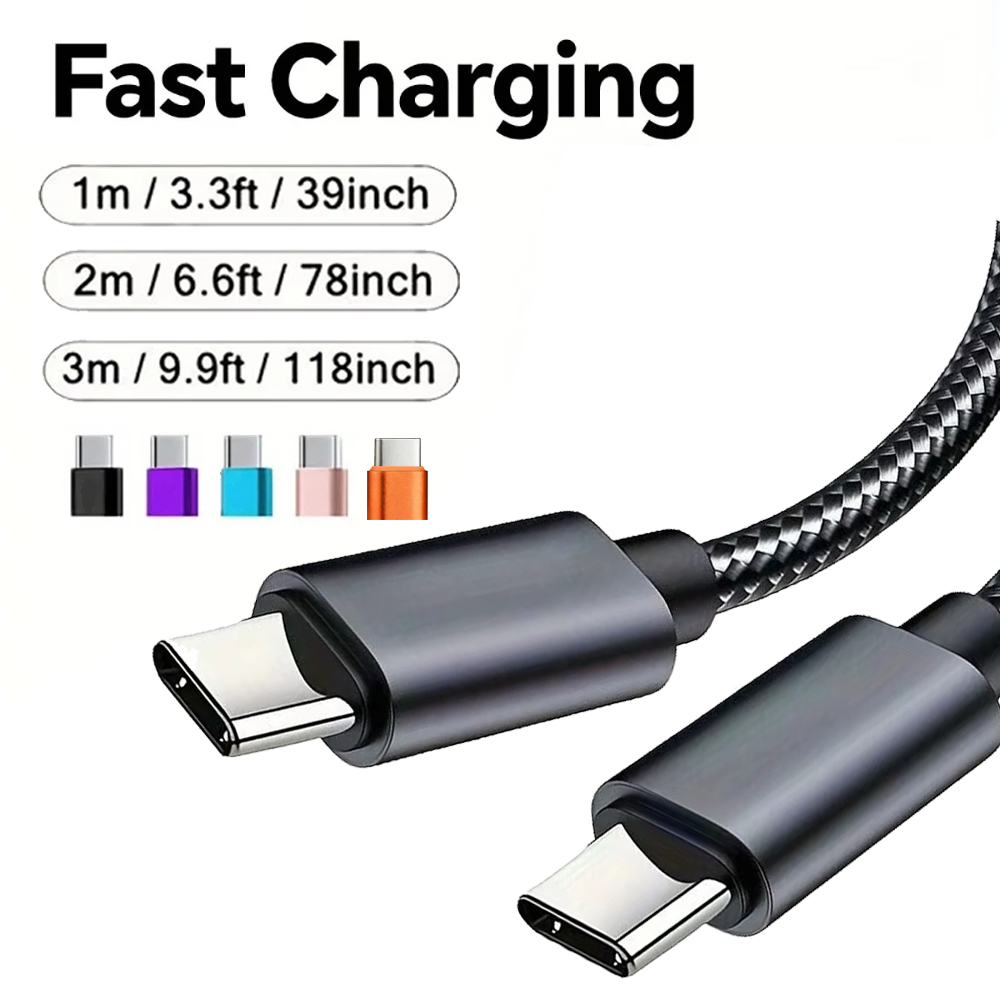 60W 브레이디드 USB C 케이블 1M 2M 3M 가 - Smart Home Samsung 리뷰 및 가격