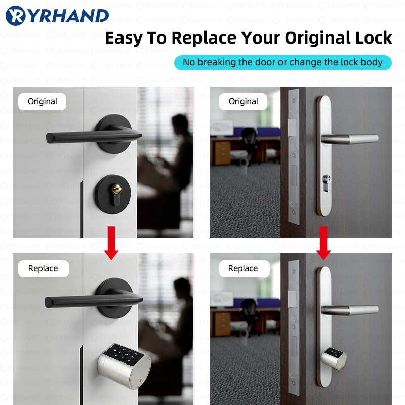 스마트 유로 원통형 도어락 ttlock 앱 키리스 보안 - Smart Home Website 리뷰 및 가격