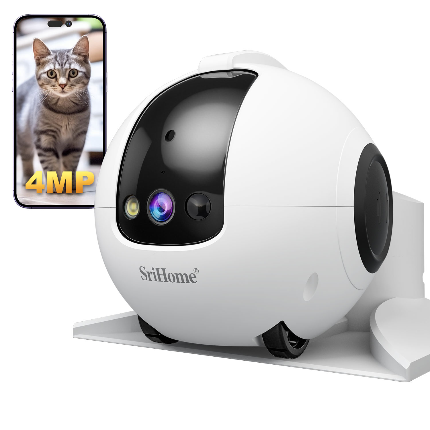 4MP 스리홈 앱 모바일 가드 로봇 풀컬러 무선 PTZ - Smart Home Os 리뷰 및 가격