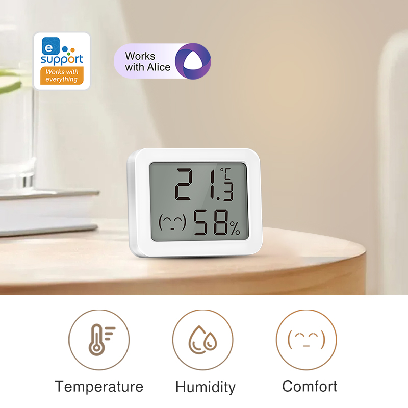 Ewelink Zigbee3.0 온도 및 습도 센서 실 - Smart Home Samsung 리뷰 및 가격
