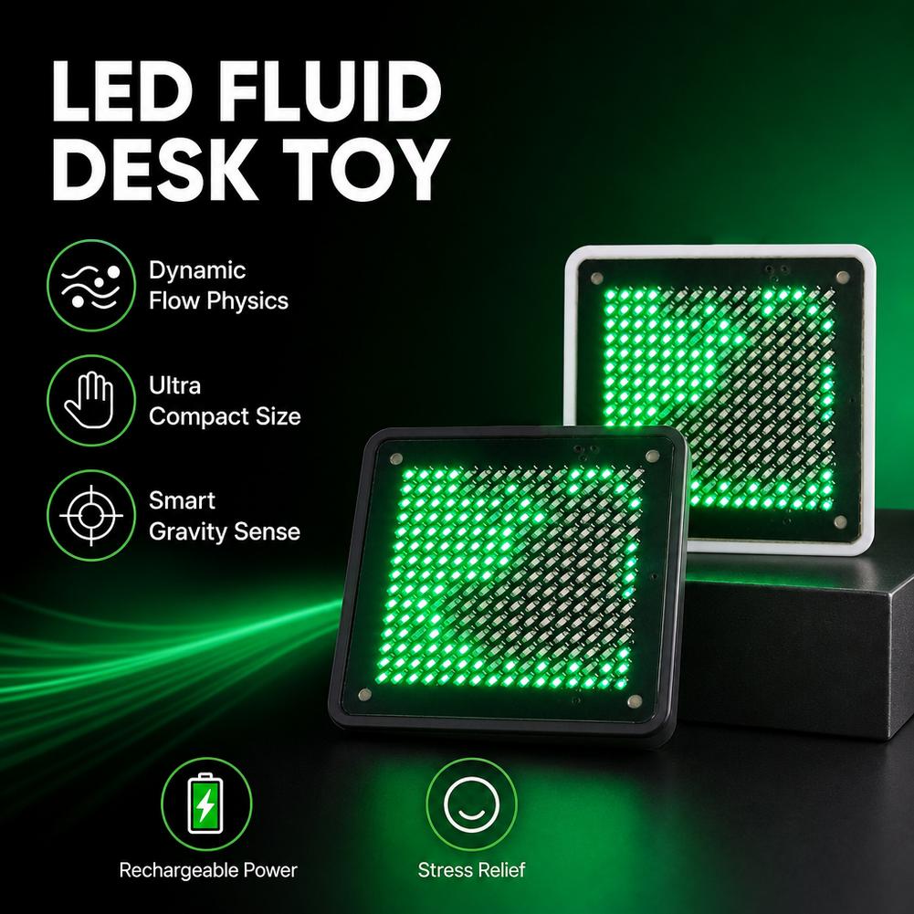 LED 유체 시뮬레이션 데스크 장난감, 스마트 중력 센 - Smart Home Simulation 리뷰 및 가격