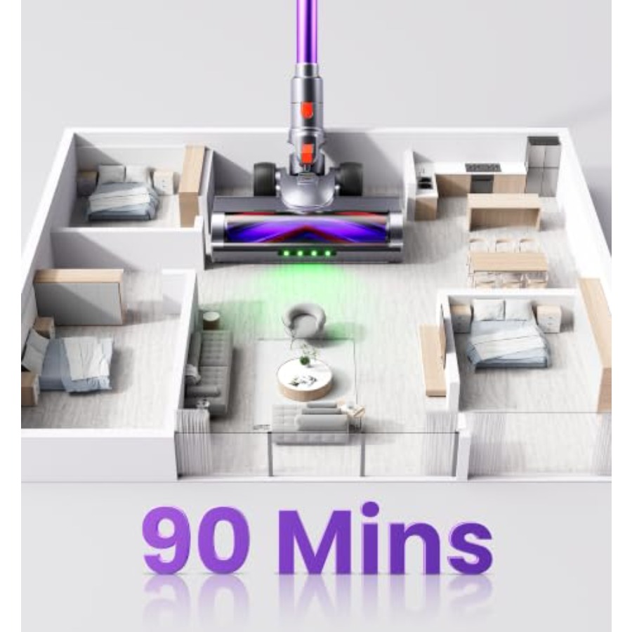 가정용 무선 진공청소기, ABS 플라스틱, 블랙, 65 - Vacuum Cleaner Smart Home 리뷰 및 가격