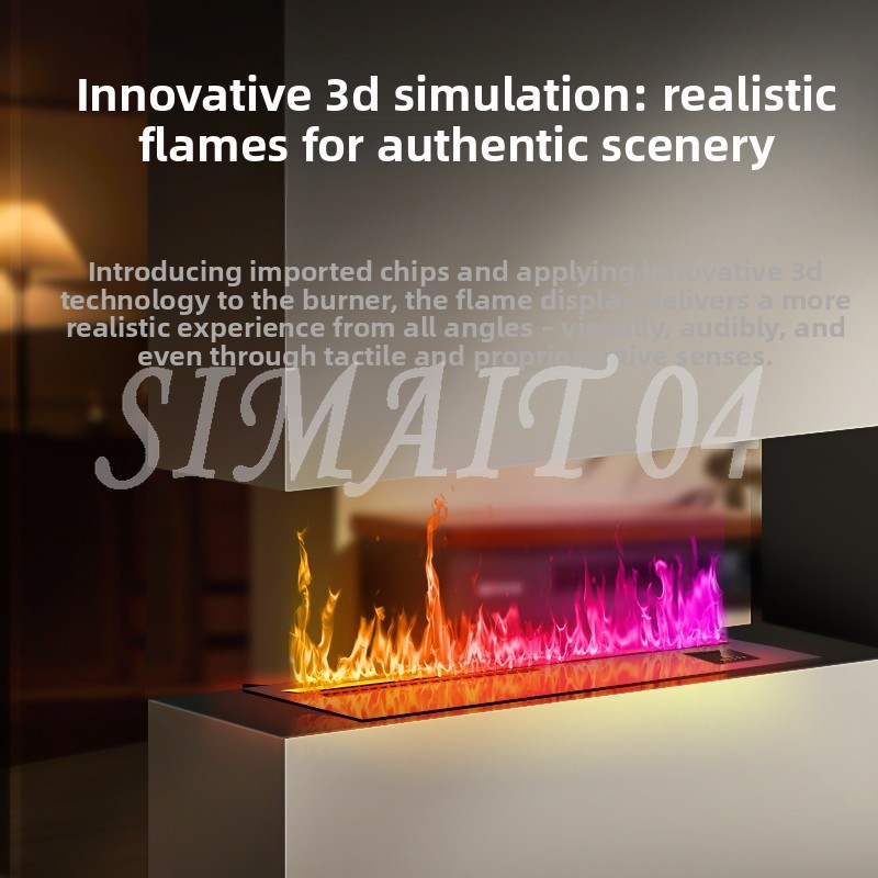 3D 분무식 벽난로 가정용 불꽃 가습기 스마트 코어 내 - Smart Home Simulation 리뷰 및 가격