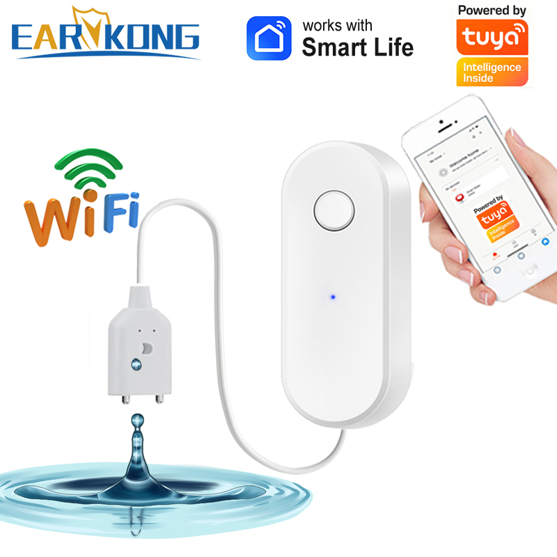 Tuya WiFi 스마트 누수 센서 액체 누출 경보 오 - Wifi Water Leak Detector 리뷰 및 가격
