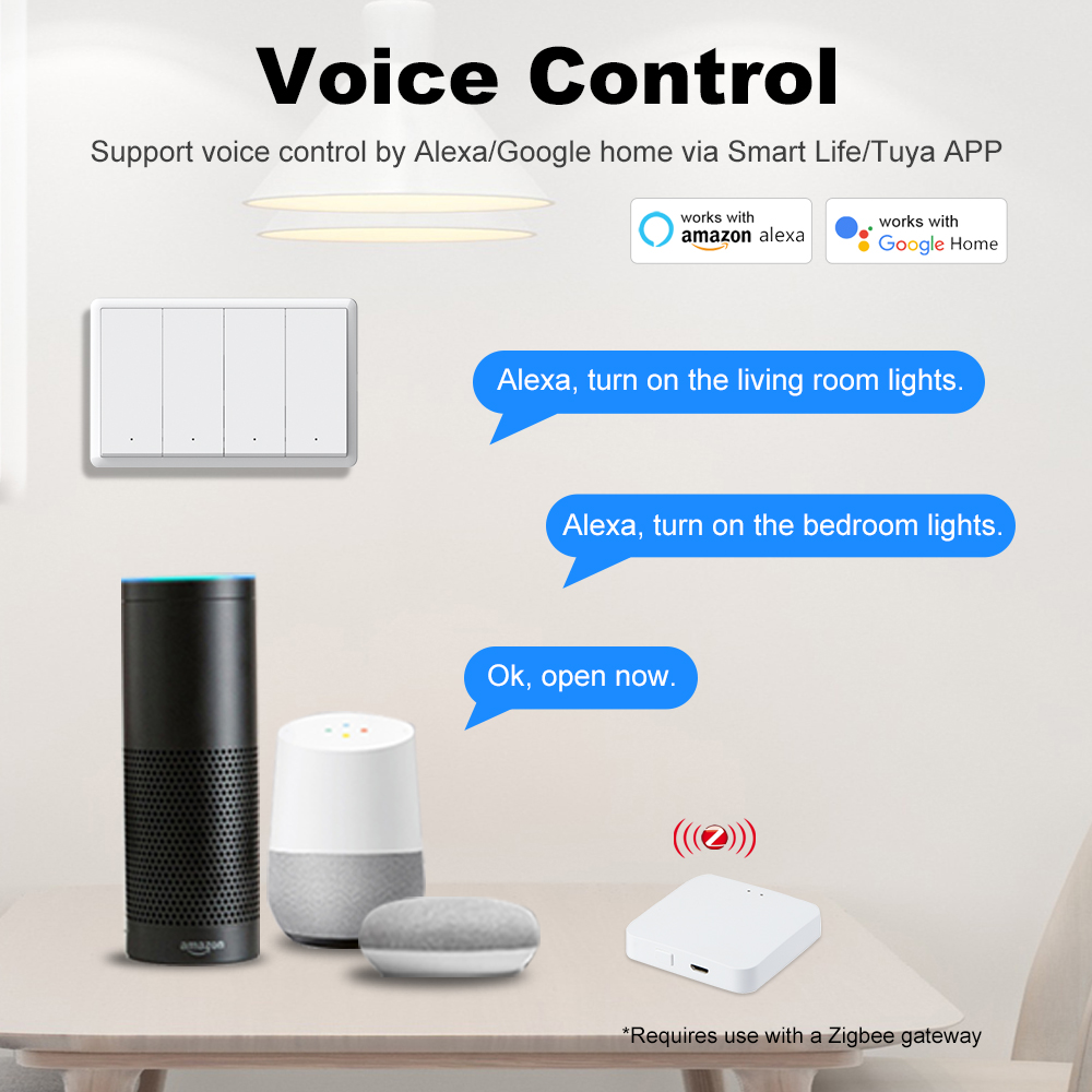 MANHOT ZigBee3.0 스마트 스위치 중성선 없 - Tuya Smart Switch 리뷰 및 가격