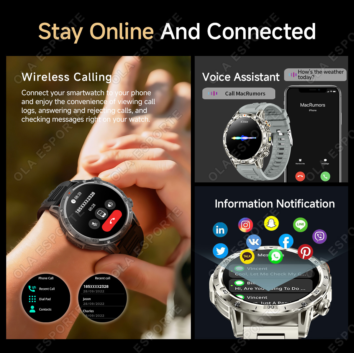 2026년 신형 GPS 스마트워치 남성용 AMOLED  - Smart Home Os 리뷰 및 가격