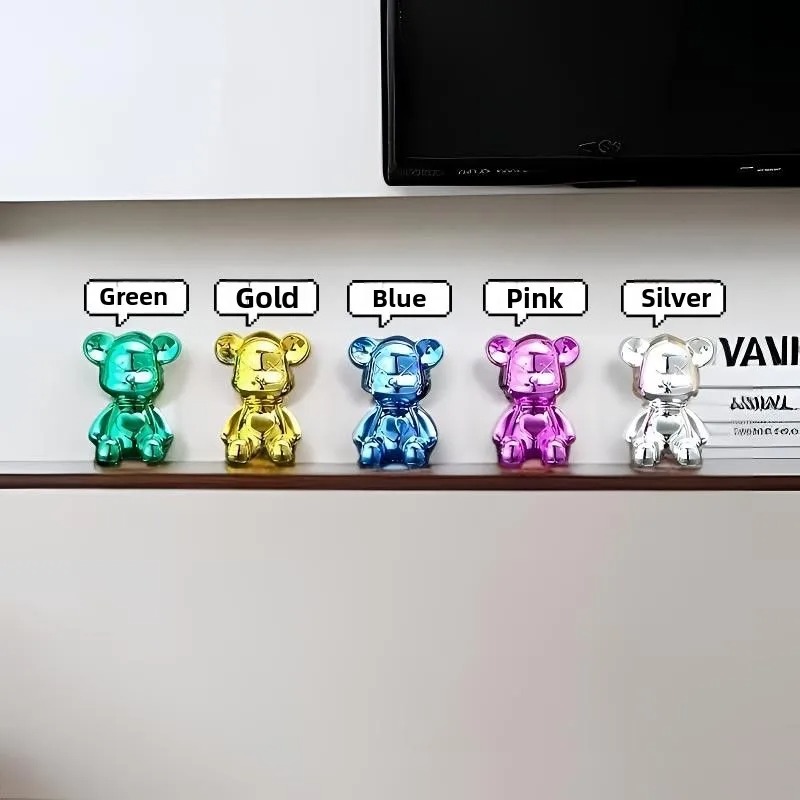 럭셔리 전기도금 폭력적인 곰 거실 자동차 장식품 창의적 - Smart Home Samsung 리뷰 및 가격